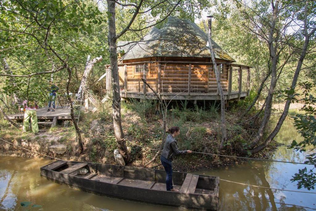 Le Bois Davy Hotel Le Thoureil Buitenkant foto