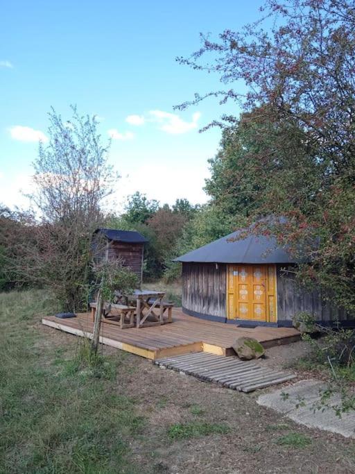 Le Bois Davy Hotel Le Thoureil Buitenkant foto